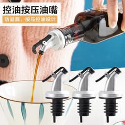Set 5 Vòi rót chất lỏng mắn,xì dầu,dầu ăn,nước sốt....có nắp đạy chất liệu nhựa ABS-PP an toàn 4