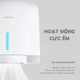 INTERHASA Máy sấy tay điện tốc độ cao HSD-A1003 cảm ứng hồng ngoại, tự động, không chạm 2 chế độ 5