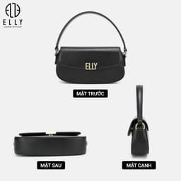 [Tặng hộp 20.10] Túi xách nữ da thật ELLY ET165 túi đeo chéo đeo vai xách tay cao cấp chính hãng 4