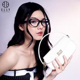 [Tặng hộp 20.10] Túi xách nữ da thật ELLY ET165 túi đeo chéo đeo vai xách tay cao cấp chính hãng 2