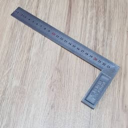 Thước Ê Ke Kim Loại Đo Góc Vuông Dãy Đo Dài 25cm Đụng Cụ Đo Lý Tướng Cho Các Kỹ Sư Và Thợ Mộc 3