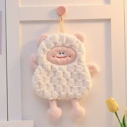 Khăn Lau Tay  Hai Lớp San Hô Lông Cừu Khăn Trẻ Em Khăn Tay Nhà Bếp Phòng Tắm  Khăn Thấm Hút 3