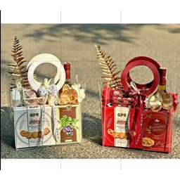 Túi Nhựa Trong Suốt, Túi Quà Tặng Có Quai Cầm Bằng Da, Giỏ Quà Tặng 5