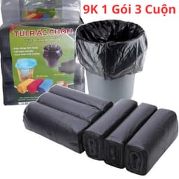 "3 Cuộn Túi Đựng Rác Tự Phân Hủy Sinh Học 55x65cm - Bảo Vệ Môi Trường - TH9696" 1