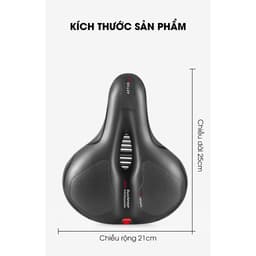 Yên xe đạp thể thao Lò Xo Thép siêu êm, Yên béo chống đau mông khi đạp xe YB01 4