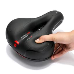 Yên xe đạp thể thao Lò Xo Thép siêu êm, Yên béo chống đau mông khi đạp xe YB01 8