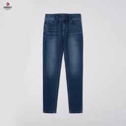 Quần jean nữ dáng col GENVIET JEANS, form ôm tôn dáng, đứng phom 8528 5