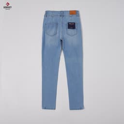 Quần jean nữ dáng col GENVIET JEANS, form ôm tôn dáng, đứng phom 8528 3