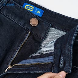 [ẨN] Quần jean nam ống đứng GENVIET JEANS Straight Fit vải denim cao cấp co giãn thoải mái 8767 4