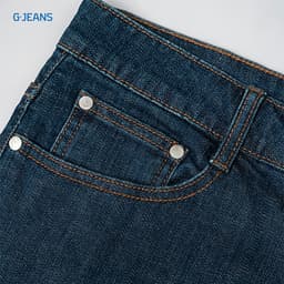 [ẨN] Quần jean nam ống đứng GENVIET JEANS Straight Fit vải denim cao cấp co giãn thoải mái 8767 2