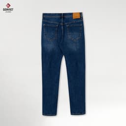 Quần Dài Nam GENVIET JEANS Vải Jeans Col Đứng, Quần Bò Nam Form Ống Đứng, Ôm Vừa, Co Giãn Tốt 8759 4
