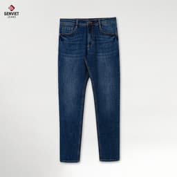 Quần Dài Nam GENVIET JEANS Vải Jeans Col Đứng, Quần Bò Nam Form Ống Đứng, Ôm Vừa, Co Giãn Tốt 8759 3
