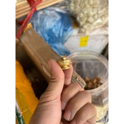 Chén Hứng Dầu Triện (MS02) chất liệu Đồng Chống Kiến Gắn Vào Móc Lồng Chim Hàng Phụ kiện lồng chim Huyền Trần 3