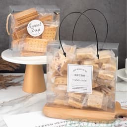 Túi mica trong suốt  đựng bánh kt 20 x 10 cao 20cm 3