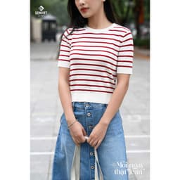 Chân váy dài chữ A GENVIET JEANS denim co giãn tốt xẻ tà trước cúc thời trang basic dễ phối đồ 8829 6