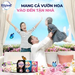 Dây 24 gói nước xả vải Hygiene 20ml siêu thơm, mềm vải, nhiều mùi hương, tiện lợi 6