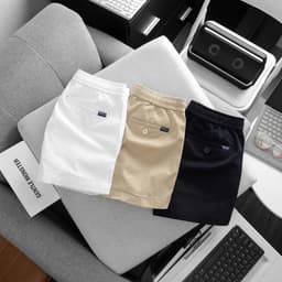 Short kaki lưng thun unisex form ngắn trên gối co giãn bigsize 100kg - 3bros 5