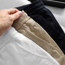 Short kaki lưng thun unisex form ngắn trên gối co giãn bigsize 100kg - 3bros 7