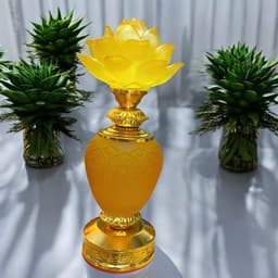 Cặp đèn thờ hoa sen ngọc RỒNG VIỆT - Đèn thờ cao cấp cho ban thần tài, sang trọng và tinh tế. 5