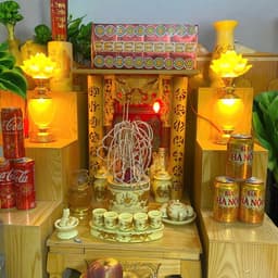 Cặp đèn thờ hoa sen ngọc RỒNG VIỆT - Đèn thờ cao cấp cho ban thần tài, sang trọng và tinh tế. 8