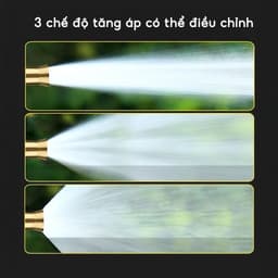 COMBO Vòi Xịt Kèm Dây Ống Xịt Nước Tăng Áp Tưới Cây Vườn Rửa Xe, Bộ vòi tăng áp JYoohome 5-20M 3
