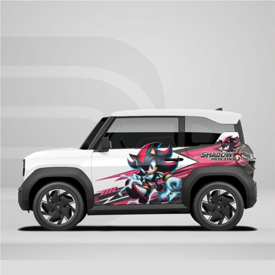 [HỎA TỐC] Sticker Tem Dán Decal Xe VF3 Hình Shadow In Hình Theo Yêu Cầu IB Shop Temxe.Net