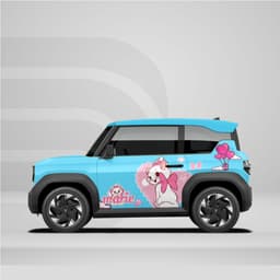 [HỎA TỐC] Sticker Tem Dán Decal Xe VF3 Hình Mèo MarieIn Hình Theo Yêu Cầu IB Shop Temxe.Net 5