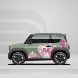 [HỎA TỐC] Sticker Tem Dán Decal Xe VF3 Hình Mèo MarieIn Hình Theo Yêu Cầu IB Shop Temxe.Net 6