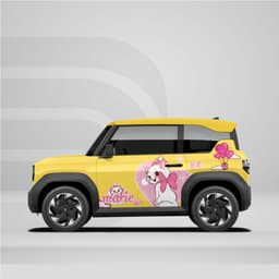 [HỎA TỐC] Sticker Tem Dán Decal Xe VF3 Hình Mèo MarieIn Hình Theo Yêu Cầu IB Shop Temxe.Net 3
