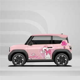 [HỎA TỐC] Sticker Tem Dán Decal Xe VF3 Hình Mèo MarieIn Hình Theo Yêu Cầu IB Shop Temxe.Net 4