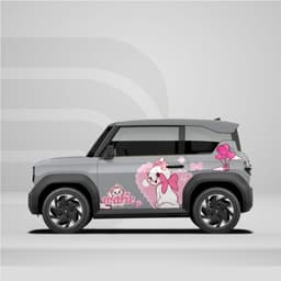 [HỎA TỐC] Sticker Tem Dán Decal Xe VF3 Hình Mèo MarieIn Hình Theo Yêu Cầu IB Shop Temxe.Net 7