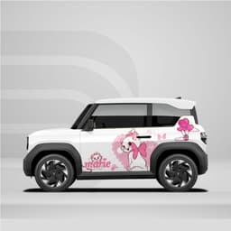[HỎA TỐC] Sticker Tem Dán Decal Xe VF3 Hình Mèo MarieIn Hình Theo Yêu Cầu IB Shop Temxe.Net 2