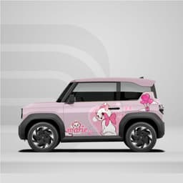 [HỎA TỐC] Sticker Tem Dán Decal Xe VF3 Hình Mèo MarieIn Hình Theo Yêu Cầu IB Shop Temxe.Net 1