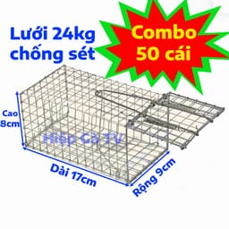 Bẫy Chuột Đồng Kích Thước 17x9x8cm - Lồng Bắt Chuột Kích Thướt nhỏ 1