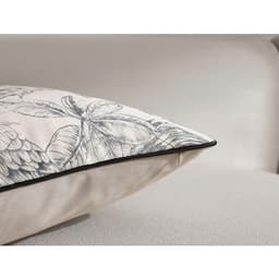 Gối tựa lưng sofa HƯƠNG THẢO ĐEN TRẮNG chất liệu polyester dày dặn phong cách hiện đại 6