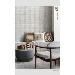 Gối tựa lưng sofa, tựa lưng phòng khách họa tiết WABISABI NÂU trừu tượng chất liệu nhung lông đào 6