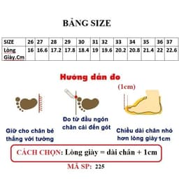 Giày thể thao cho trẻ em thoáng khí đế mềm da êm . 225 Alo Kids 8