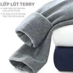 Áo giữ nhiệt Ultra Warm bé trai BabyloveGO áo thu đông dài tay cổ lọ mềm mịn ấm áp, co giãn tốt cho bé 1-10 tuổi 8