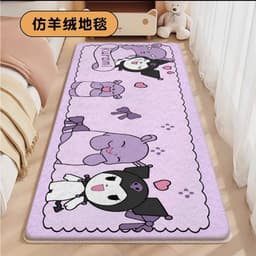 Thảm Lau Chân Lông Cừu Thảm chân giường kích thước 50x120cm_ Nicce house 3