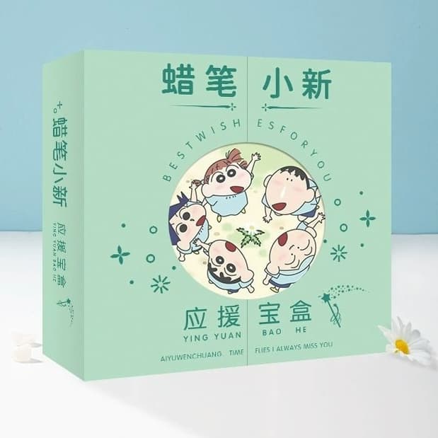 (tặng sticker) (LT.Viền tròn) Hộp quà tặng CRAYON SHIN-CHAN THIÊN QUAN TỨ PHÚC MA ĐẠO CONAN ONE PIECE bìa ngẫu nhiên