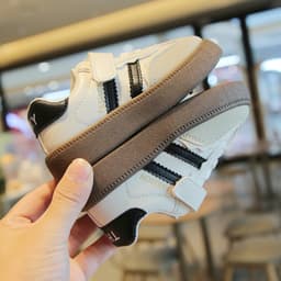 Giày thể thao das 2 sọc cho bé 1- 6 tuổi chất da êm chân 8