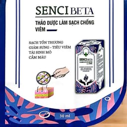 SENCI HERBAL BETA – (SÁT KHUẨN VẾT THƯƠNG THẢO DƯỢC). SẠCH TỔN THƯƠNG-GIẢM SƯNG -TIÊU VIÊM-TÁI SINH MÔ- CẦM MÁU 🩸 1
