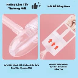 Dụng cụ hút mũi sơ sinh cầm tay thế hệ mới cho trẻ 0-2 và trên 2 tuổi
 5