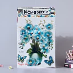 Tranh Hoa Nổi 3D, Tranh Dán Tường Bình Hoa 3D trang trí nhà đón Tết 2024 7