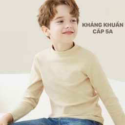 Áo giữ nhiệt Ultra Warm cho bé gái BabyloveGO áo thu đông dài tay cao cổ lọ ấm áp 6
