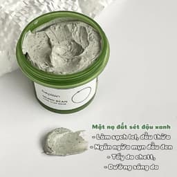 Mặt Nạ Đất Sét Beplain Đậu Xanh Korean Mask 120ML 5