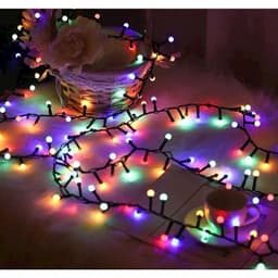 Dây Đèn Led Bi Đục 15M - 140 Bóng Chống Nước IP65 Có Đầu Nối, Nhiều Chế Độ Nháy 9