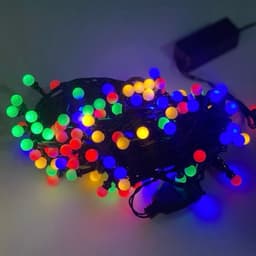 Dây Đèn Led Bi Đục 15M - 140 Bóng Chống Nước IP65 Có Đầu Nối, Nhiều Chế Độ Nháy 1