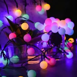 Dây Đèn Led Bi Đục 15M - 140 Bóng Chống Nước IP65 Có Đầu Nối, Nhiều Chế Độ Nháy 2
