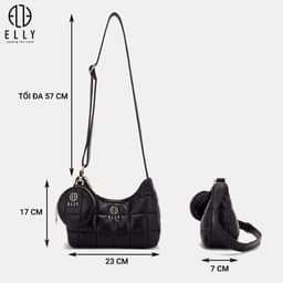 [Tặng hộp 20.10]  TÚI XÁCH NỮ THỜI TRANG ELLY – EL310 3
